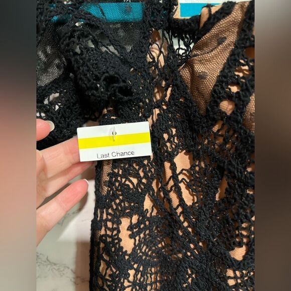 Bardot Zendaya Mini Lace Dress In Black - Picture 8 of 13